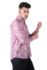 Rorrom Premium Printed Shirt - Pink Canvas