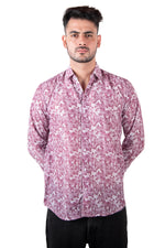 Rorrom Premium Printed Shirt - Pink Canvas