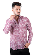 Rorrom Premium Printed Shirt - Pink Canvas