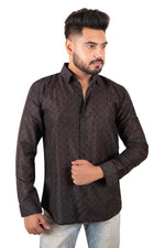 Rorrom Premium Printed Shirt - Black Elegance