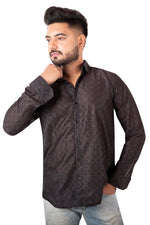 Rorrom Premium Printed Shirt - Black Elegance