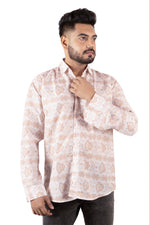 Rorrom Premium Printed Shirt - Golden Elegance