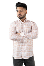 Rorrom Premium Printed Shirt - Golden Elegance