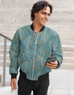 Rorrom High-Style Bomber Jacket - Blue Delight