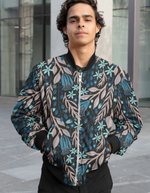 Rorrom High-Style Bomber Jacket - Blue Forest