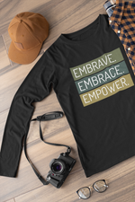 Rorrom Full-On Black T-shirt - Embrace