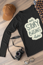 Rorrom Full-On Black T-shirt - Our Story Begins Here