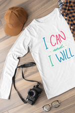 Rorrom Full-On White T-shirt - I can & I will