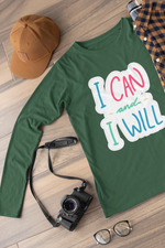 Rorrom Full-On Green T-shirt - I can & I will