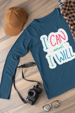 Rorrom Full-On Navy Blue T-shirt - I can & I will