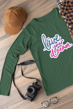Rorrom Full-On Green T-shirt - Live Your Dream