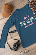 Rorrom Full-On Navy Blue T-shirt - No Drama Please