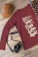 Rorrom Full-On Maroon T-shirt - Do Things at Your Pace!