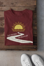 Rorrom Explore Maroon T-shirt - The Road less travelled