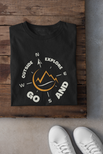 Rorrom Explore Black T-shirt - Go Outside