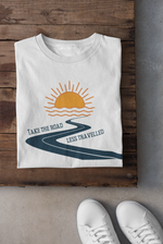 Rorrom Explore White T-shirt - The Road less travelled