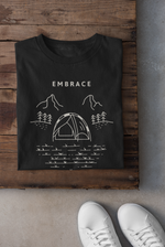 Rorrom Explore Black T-shirt - Embrace the Nature