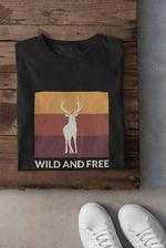 Rorrom Explore Black T-shirt - Wild & Free