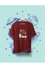 Rorrom Offbeat Maroon T-shirt - Happiness