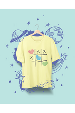 Rorrom Offbeat Yellow T-shirt - Tic Tac Toe