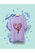 Rorrom Offbeat Lavender T-shirt - Hearts