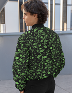Rorrom High-Style Bomber Jacket - Green Armour