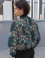 Rorrom High-Style Bomber Jacket - Blue Forest