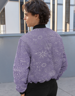 Rorrom High-Style Bomber Jacket - Twilight Sky
