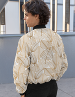 Rorrom High-Style Bomber Jacket - Golden Delight