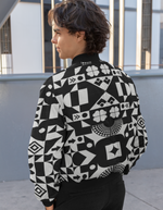 Rorrom High-Style Bomber Jacket - Monochrome