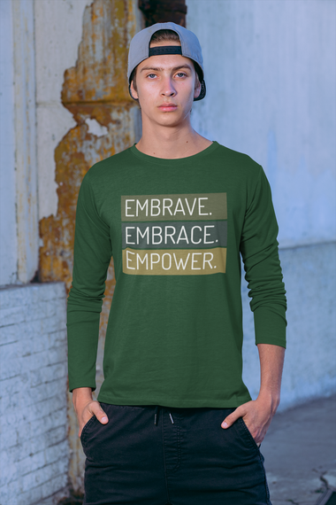 Rorrom Full-On Green T-shirt - Embrace