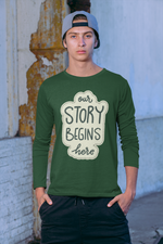 Rorrom Full-On Green T-shirt - Our Story Begins Here
