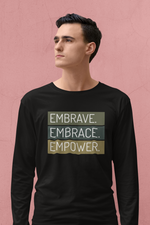 Rorrom Full-On Black T-shirt - Embrace