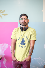 Rorrom Offbeat Yellow T-shirt - Keep Calm