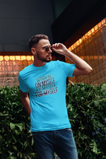 Rorrom WoW Blue T-shirt - Working on Myself