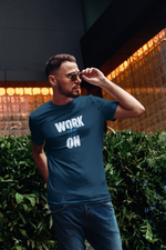 Rorrom WoW Navy Blue T-shirt - Work in ON