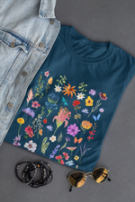 Rorrom Offbeat Navy Blue T-shirt - Blossom