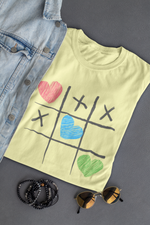 Rorrom Offbeat Yellow T-shirt - Tic Tac Toe