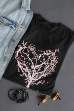 Rorrom Offbeat Black T-shirt - Hearts