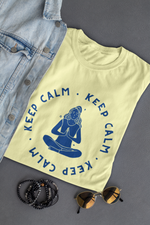 Rorrom Offbeat Yellow T-shirt - Keep Calm