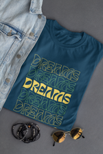 Rorrom Offbeat Navy Blue T-shirt - Dreams