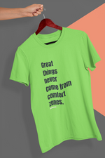 Rorrom WoW Green T-shirt - Aim for Greatness