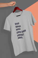 Rorrom WoW Grey T-shirt - Aim for Greatness