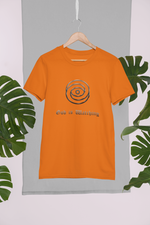 Rorrom Abstract Orange T-shirt - Eye of the God