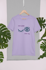 Rorrom Abstract Lavender T-shirt - Stay Weird