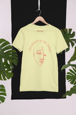 Rorrom Abstract Yellow T-shirt - Beauty