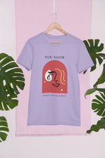 Rorrom Abstract Lavender T-shirt - Glow