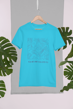 Rorrom Abstract Blue T-shirt - Music