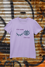 Rorrom Abstract Lavender T-shirt - Stay Weird