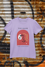 Rorrom Abstract Lavender T-shirt - Glow
